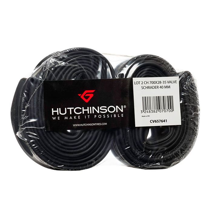 BLISTER 2 CAMARAS HUTCHINSON 700X28-35 SCHRADER