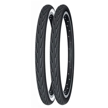 CUBIERTA MICHELIN 20X1-3/8 DIABOLO CITY BLANCO/NEG