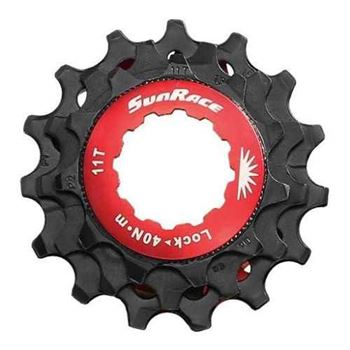 RECAMBIO CASSETTE SUNRACE 12V, CIERRE+11, 13 Y 15 NEGRO.