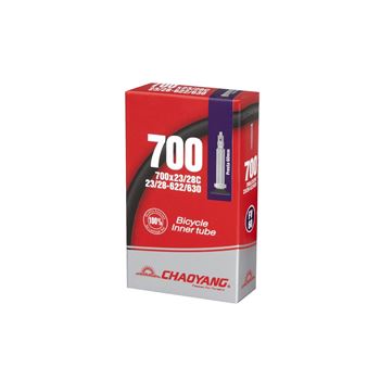 CAMARA CHAOYANG 700X23/28C FV 60 MM VALVULA NEGRA