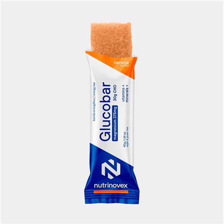BARRITA NUTRINOVEX GLUCOBAR NARANJA 35G