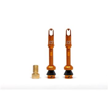 X-SAUCE VALVULAS PRESTA ALUMINIO 40MM NARANJA TUBELESS