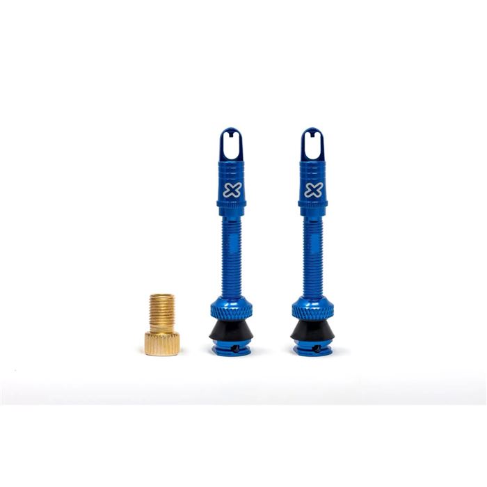 X-SAUCE VALVULAS PRESTA ALUMINIO 40MM AZUL TUBELESS