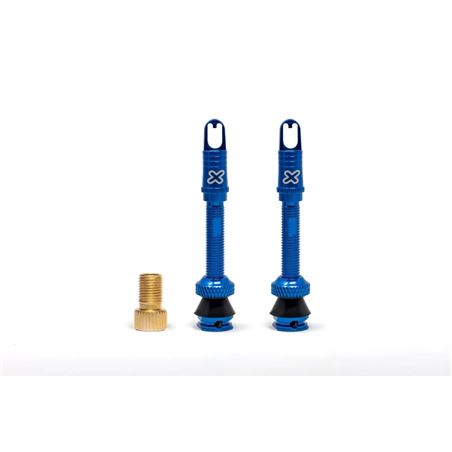 X-SAUCE VALVULAS PRESTA ALUMINIO 40MM AZUL TUBELESS