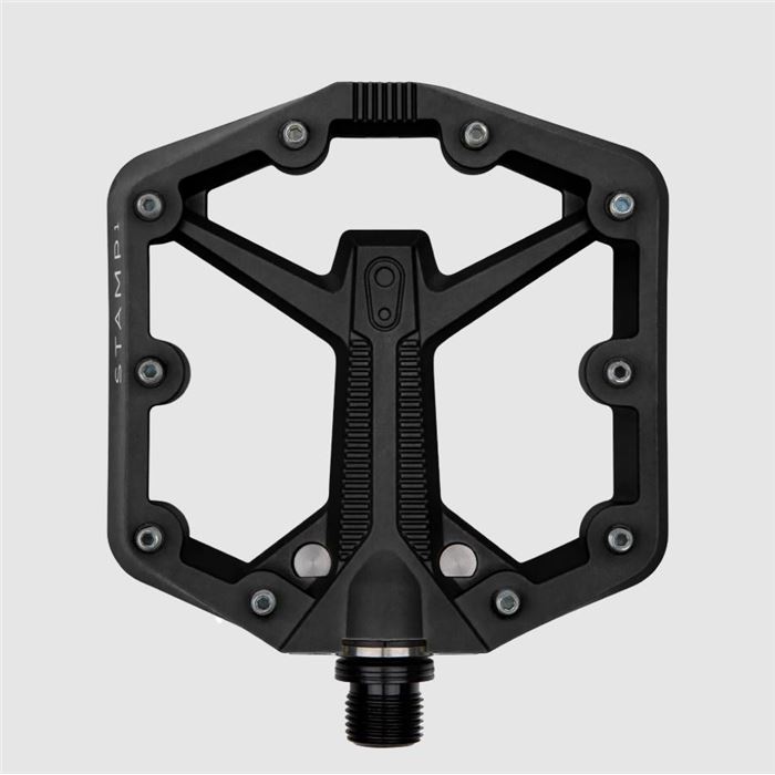 PEDALES CRANKBROTHERS STAMP 1 PEQUEÑO NEGRO GEN 2