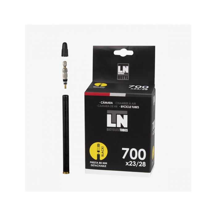 CAMARA 700X23/28C FV 80 MM VAL NEG