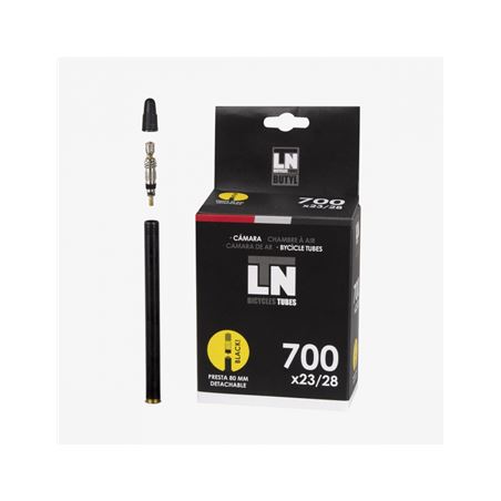 CAMARA 700X23/28C FV 80 MM VAL NEG