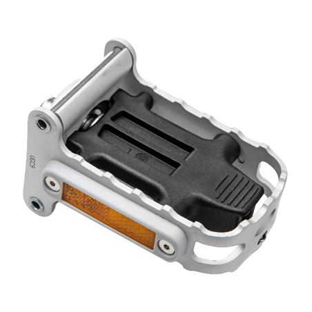 PEDAL BROMPTON - FOLDING - LH (SILVER)