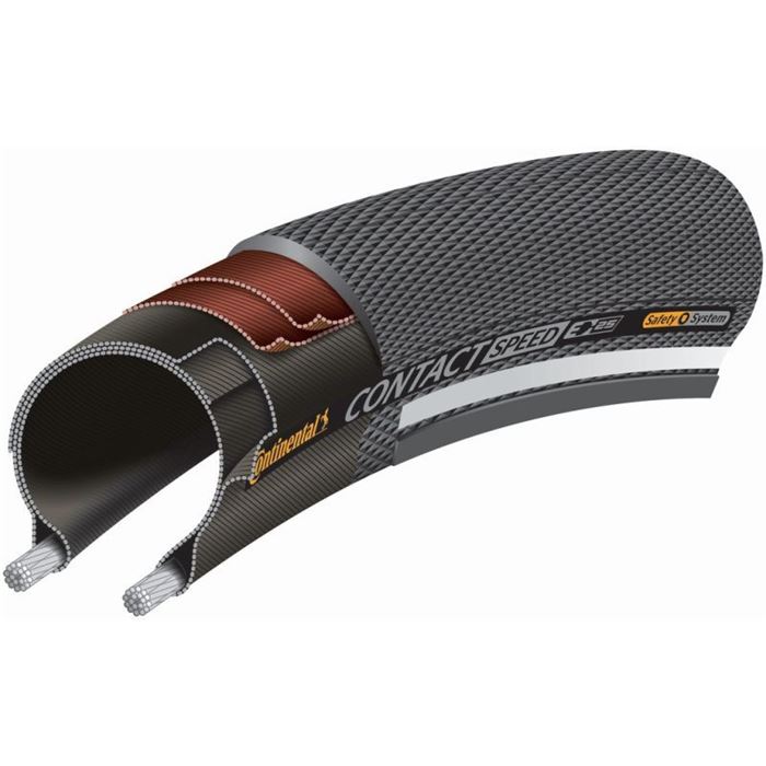 CUBIERTA CONTINENTAL CONTACT SPEED 700X32C RIGIDA NEGRO
