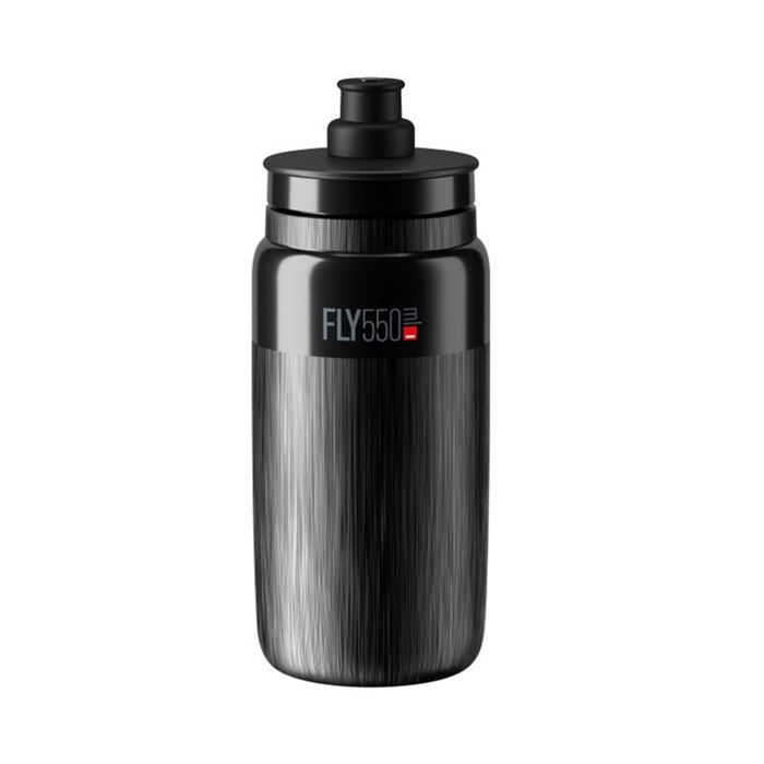 BIDON ELITE FLY TEX NEGRO LOGO GRIS 550 ML