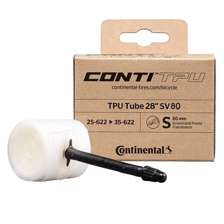 CAMARA CONTINENTAL TPU 28" VALVULA PRESTA 80 MM (25-35/622)