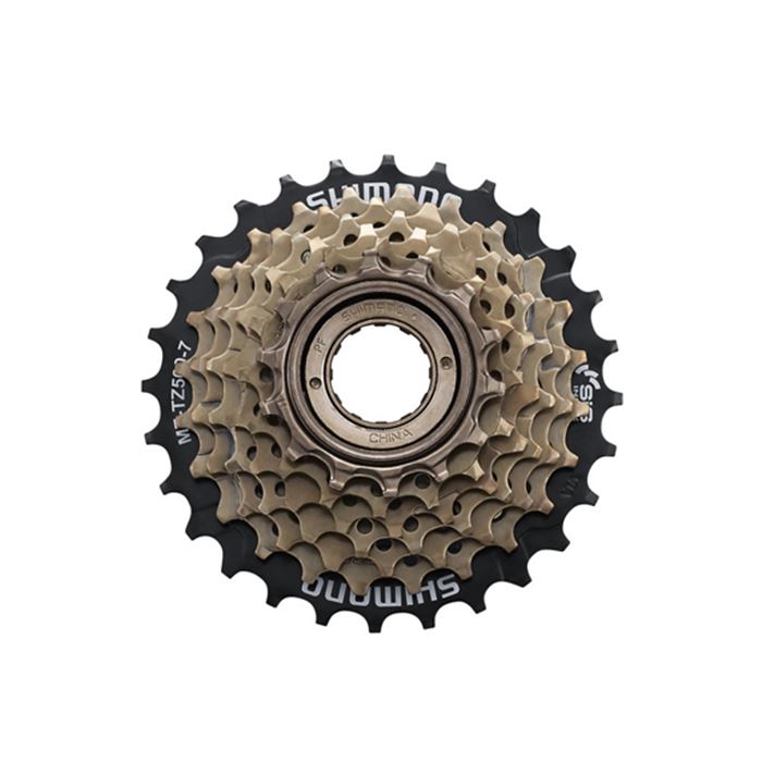 SHIMANO PIÑON ROSCA 7V MF-TZ500 PLATA 14-28
