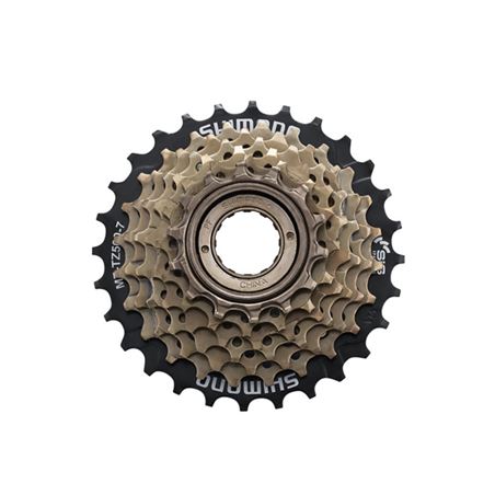 SHIMANO PIÑON ROSCA 7V MF-TZ500 PLATA 14-28