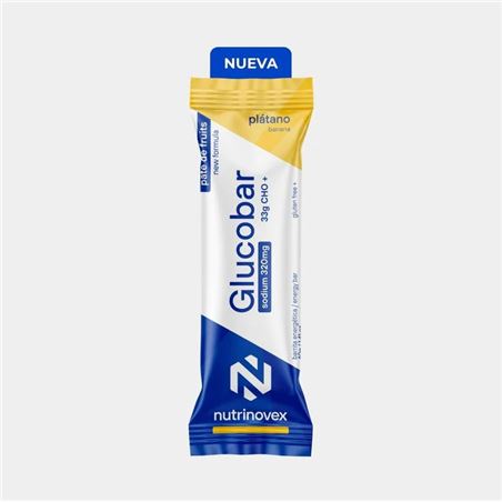 BARRITA NUTRINOVEX GLUCOBAR PLATANO 35G