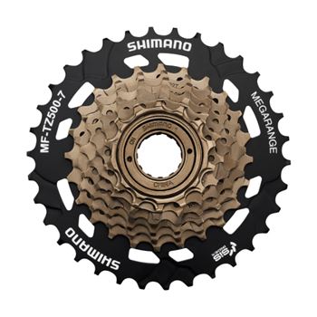SHIMANO PIÑON ROSCA 7V MF-TZ500 PLATA 14-34