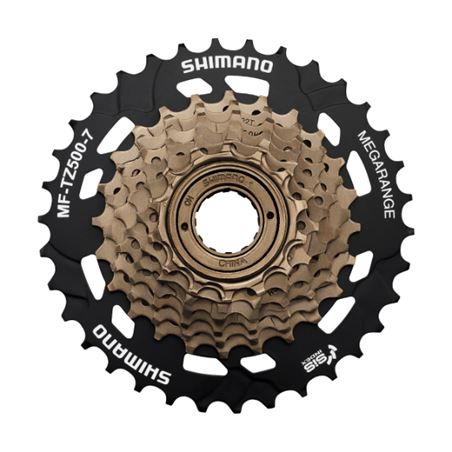 SHIMANO PIÑON ROSCA 7V MF-TZ500 PLATA 14-34