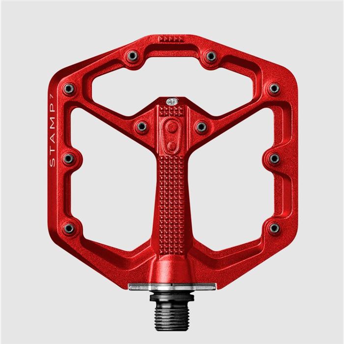 PEDALES CRANKBROTHERS STAMP 7 PEQUEÑO ROJO