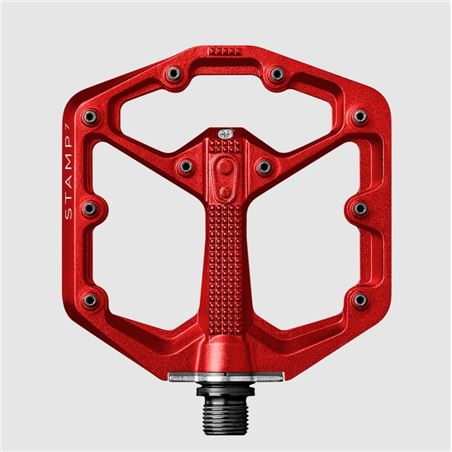 PEDALES CRANKBROTHERS STAMP 7 PEQUEÑO ROJO