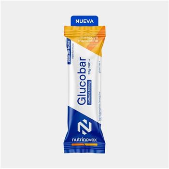 BARRITA NUTRINOVEX GLUCOBAR CON CAFEINA MARACUYA MANDARINA