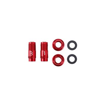 TAPONES DE VALVULA BBB "CORECAP" CON TUERCAS 2UDS. ROJO