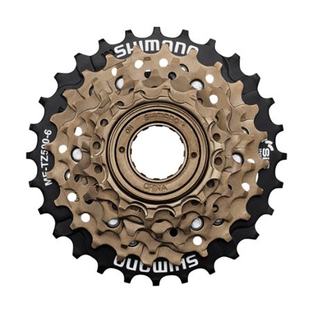 SHIMANO PIÑON ROSCA 6V MF-TZ500 PLATA 14-28