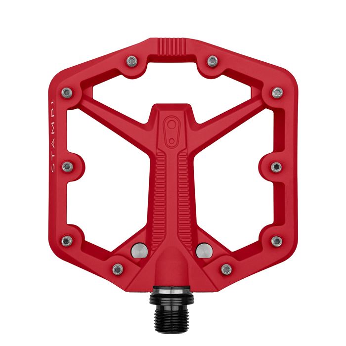 PEDALES CRANKBROTHERS STAMP 1 PEQUEÑO ROJO GEN 2