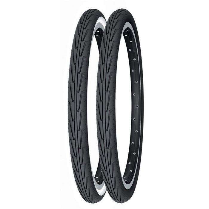 CUBIERTA MICHELIN 500A DIABOLO CITY BLANCA/NEGRO