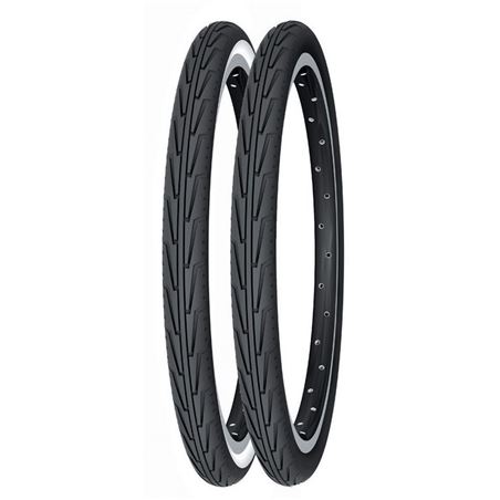 CUBIERTA MICHELIN 500A DIABOLO CITY BLANCA/NEGRO