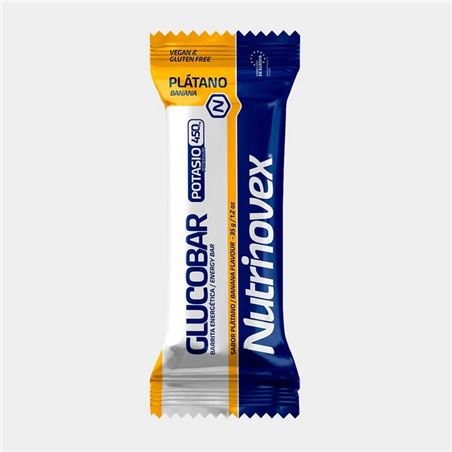 BARRITA NUTRINOVEX GLUCOBAR PLATANO 35G