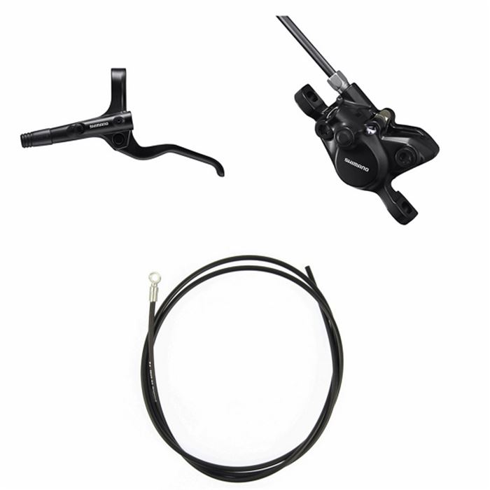 SHIMANO KIT FRENO DISCO DEL. NEGRO BL-MT201 + BR-MT200 + LAT