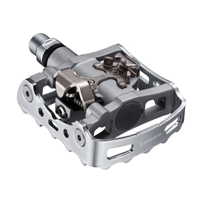 SHIMANO PEDAL M324 SPD PLATA CON CALAS SM-SH56